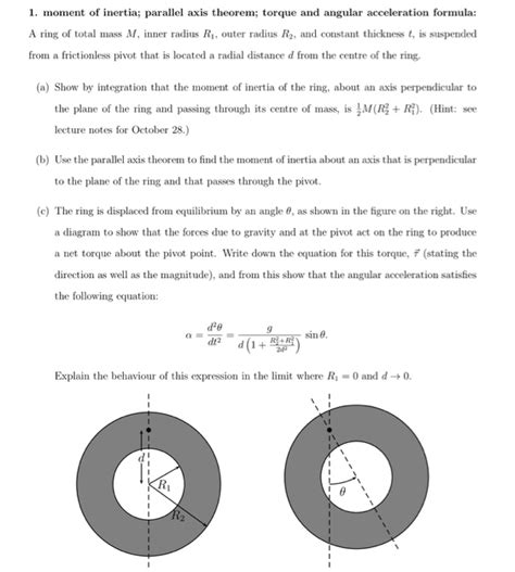 Torque Moment Of Inertia Of A Circle Mangoqlero