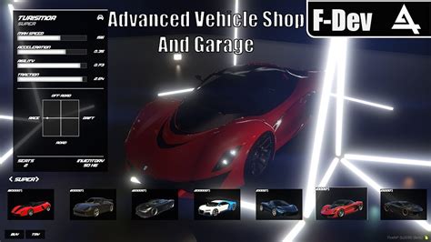 PAID ESX QBCore Advanced Vehicle Shop Garage Need For Speed