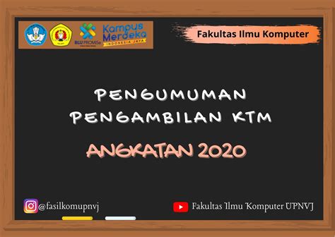 Pengambilan Ktm Kartu Tanda Mahasiswa Bagi Mahasiswa I Angkatan