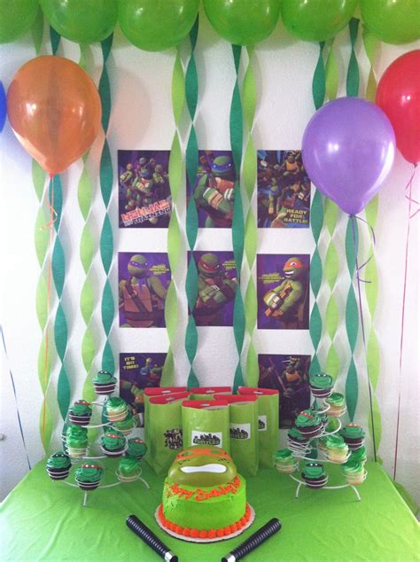 Tmnt Birthday Ninja Turtles Birthday Party Tmnt Party 5th Birthday