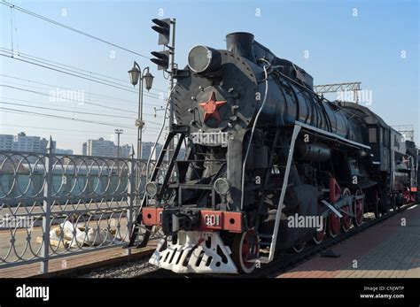 Russischen Dampf Lok P 0001 Sieg Pobeda Erbaut Im Jahre 1945