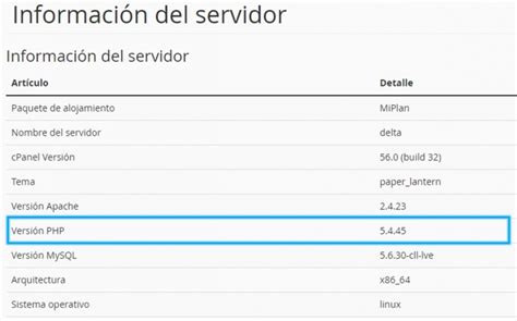 C Mo Averiguar Versi N De Php Que Utiliza Su Sitio Web Doc Bluehosting