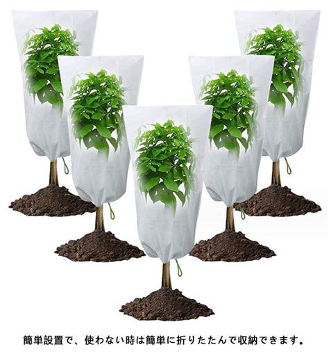 【楽天市場】植物防寒カバー 不織布 植物保護カバー ジッパー付き 霜・雪・風・虫害対策 凍結防止 霜防止 防寒対策 プランター用 保護カバー