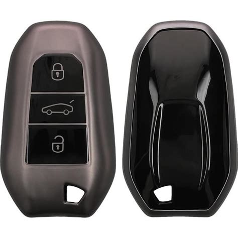 Boitier Clef Voiture Compatible Avec Peugeot Citroen Smartkey Keyless