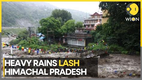 India Heavy Rains Lash Himachal Pradesh Trigger Landslides Floods