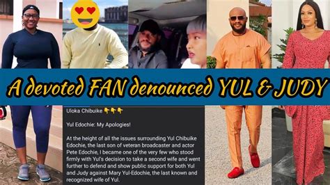 Shockyul Edochie Judy Austin Loses A Fan As He Sent Out Apology