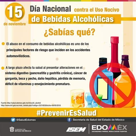 Día Nacional Contra El Uso Nocivo De Bebidas Alcohólicas 2019 Comisión Nacional Contra Las