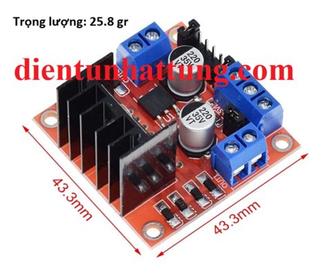 Module ĐiỀu KhiỂn ĐỘng CƠ L298 Driver ĐỘng CƠ Dc