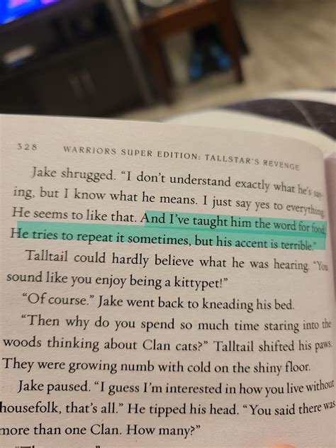 I think this is my favorite line from all the books I've read so far ...