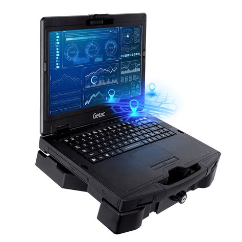 Getac S410 G5 14" Semi-Rugged Field Defense Laptop — Core Ultra 7 vPro, 32GB RAM, 1TB FIPS Quick-Release NVMe, Integrated 1D/2D Barcode Reader + CAC Smart Card Reader (VEH-DOCK-KIT) (S410-G5-I7-32-1TB-BARCODE-CAC-VEH-DOCK-KIT)