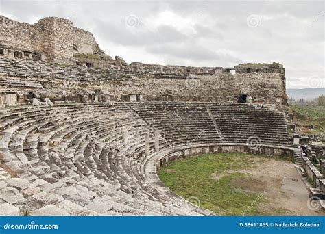 Ancient amphitheater stock image. Image of antiquities - 38611865