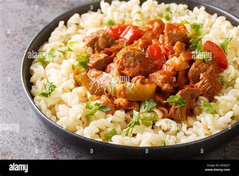 Porkolt Is Hungarian For Beef Stew Made By Braising Meat And Simmering