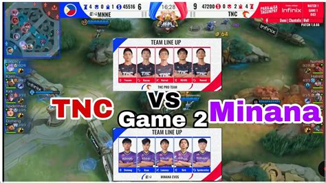 Tnc Vs Minana Game Mpl Ph Filipino Season Week Tnc Minana