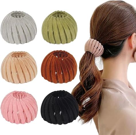 Lot De 6 Pinces à Cheveux Magiques En Forme De Nid Doiseau Pour Femme