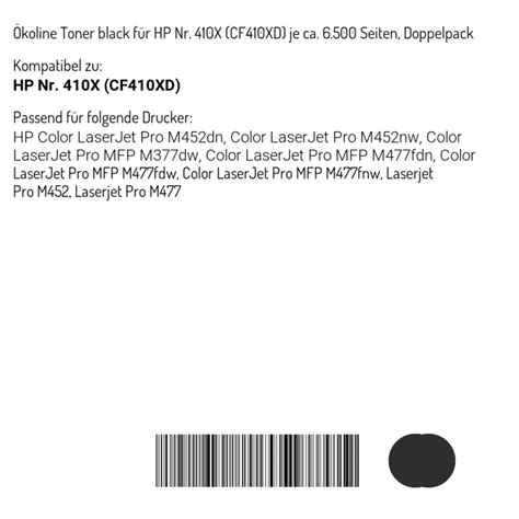 Hp Toner Black Nr X Cf Xd Je Ca Seiten Doppelpack