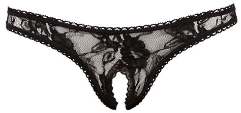 COTTELLI LINGERIE 2320002 STRING IN ZWART KANT MET OPEN KRUIS
