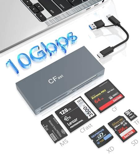 Amazon Cfast Card Reader Memory Stick Pro Duo Adapter Usb C Cfast