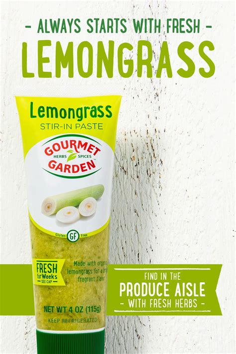 Lemongrass Stir In Paste In 2021 Gourmet Garden Lemon Grass Everyday Food