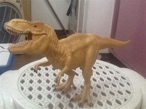 My golden schleich t rex! by Caramel-lioness on DeviantArt