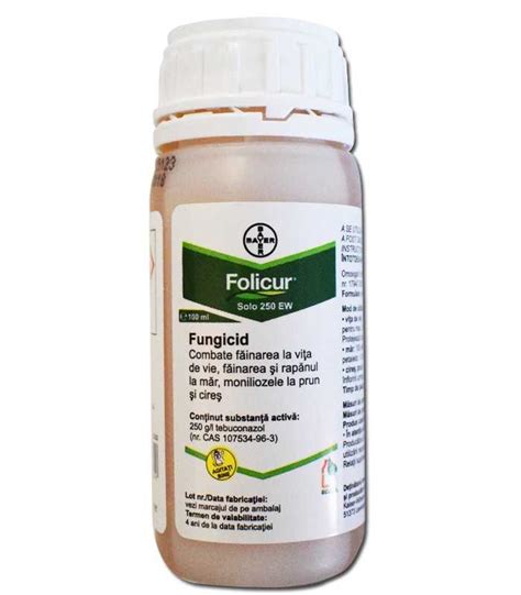 Fungicid Folicur Solo 100 Ml Pentru Pomi