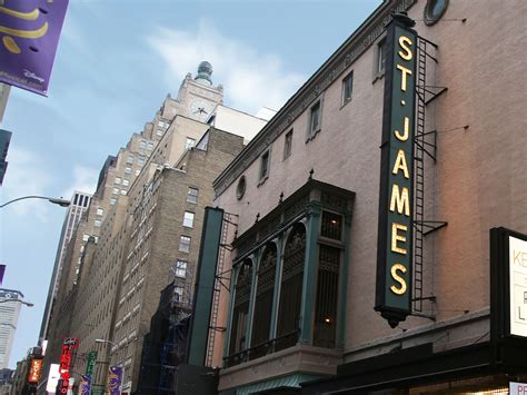 St. James Theatre on Broadway in NYC