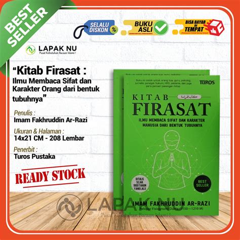 Jual Kitab Firasat Ilmu Membaca Sifat Dan Karakter Orang Dari Bentuk