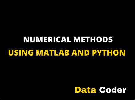 Do Numerical Analysis And Numerical Methods Using Matlab By Abdulrahman913 Fiverr