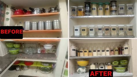 How I Organized My Non Modular Kitchen Pantry Open Shelf Makeover