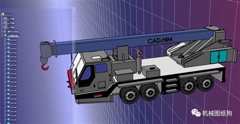 【工程机械】crance Vehicle起重吊车玩具模型3d图纸 Step格式科普通用 仿真秀干货文章