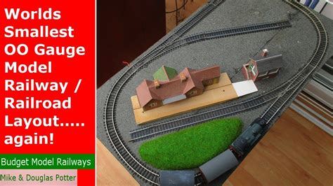 Worlds Smallest OO Gauge Model Railway / Railroad Layout..... again! - YouTube