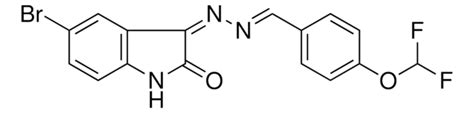 5 BROMO 3 4 DIFLUOROMETHOXY BENZYLIDENE HYDRAZONO 1 3 DIHYDRO INDOL