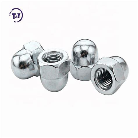 Stainless Steel Din1587 Hex Cap Domed Acorn Nut Carbon Steel Galvanized