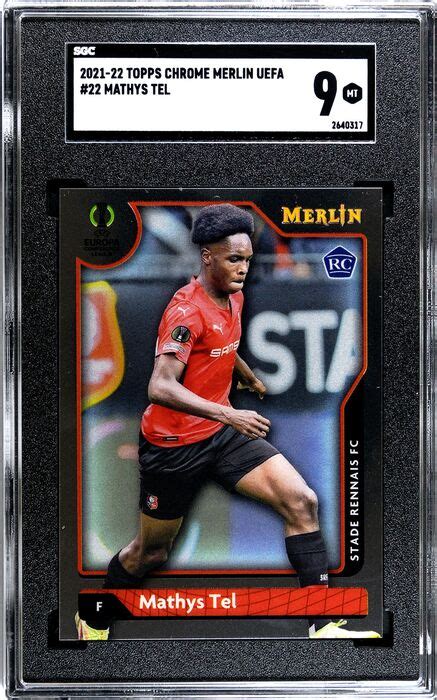 2021 22 TOPPS Chorme Merlin UEFA 22 Mathys Tel Rookie Catawiki