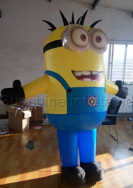 Custom despicable me minion mascot costume inflatable minion costume for adult/kids-in ...