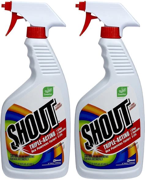 Shout Laundry Stain Remover Trigger Spray 22 Fl Oz Pack