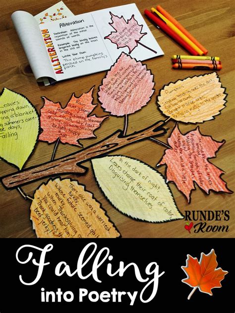 Fall Poetry Students Make A Booklet To Study Poetic Devices And Write