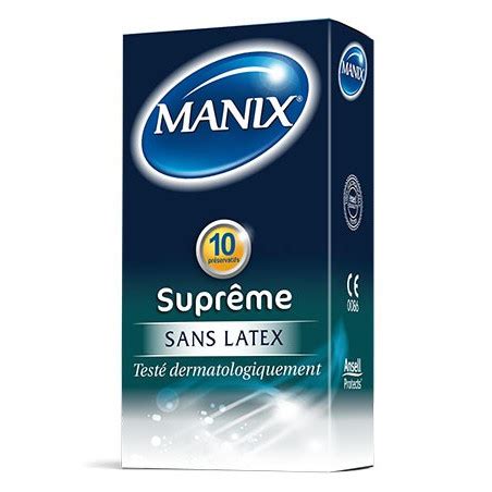 Manix Suprême sans Latex Boîte 10 préservatifs