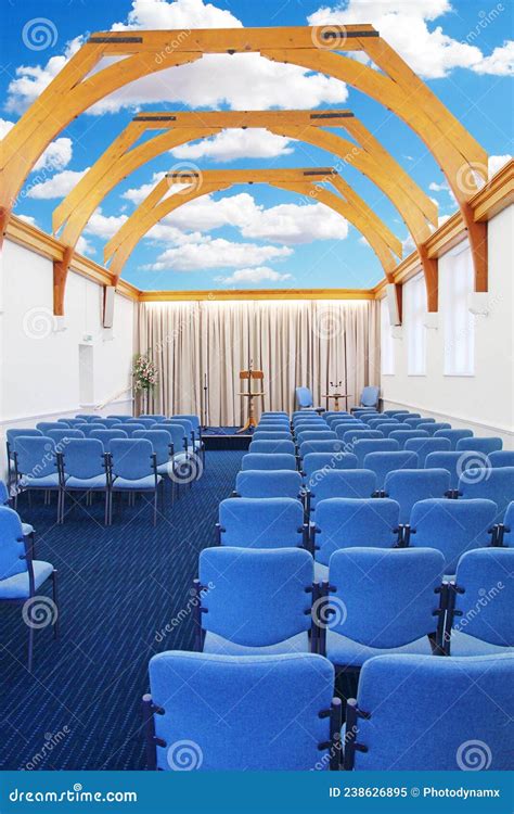 Open Air Outdoor Auditorium Hall Building Stage Kingdom Beams Roof