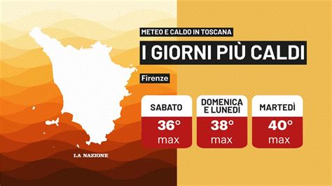 Meteo Toscana Caldo Senza Tregua Domenica Rovente Poi Anche Peggio