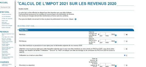 Simulation Impots 2021 Impot 2021 Le Simulateur Officiel Pour Estimer