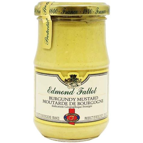 Edmond Fallot Mustard Burgundy Dijon 210g The Ancient Olive Gourmet