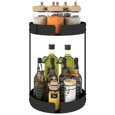 Buy CASUN 2 Tier Turntable Spice Rack Lazy Susans Rotating Spice Rack