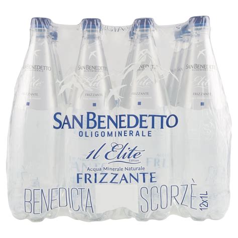 San Benedetto Acqua Minerale Benedicta Elite Frizzante 12 X 1l