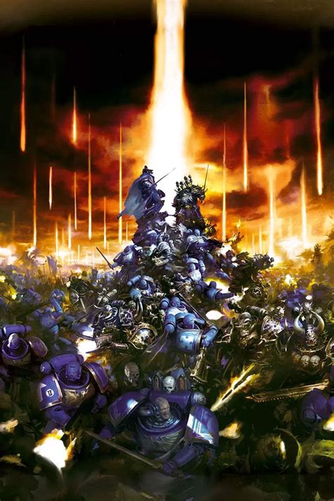 Ultramarines Vs Black Legion Art By Paul Dainton 40k Gallery