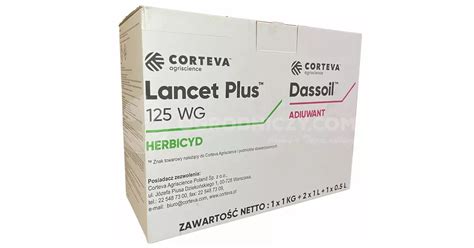 Lancet Plus 125 WG 1kg CORTEVA kompleksowy herbicyd zwalcza miotłę