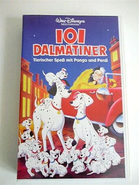 Vhs Kassette Dalmatiner Walt Disneys Meisterwerk Eur