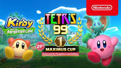 Tetris 99 29th Maximus Cup Features Kirby And The Forgotten Land Theme