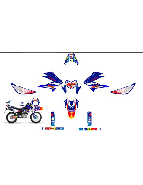 Sticker Set Compatible With Per Honda Xr L Mxpkad