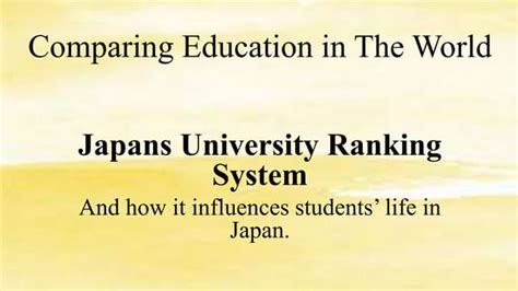 Japans University Ranking System.pptx