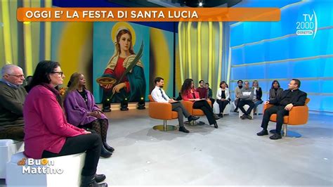 Di Buon Mattino Tv La Festa Di Santa Lucia Youtube